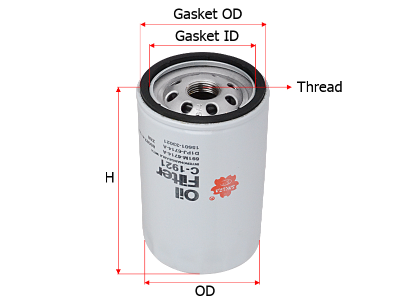 Toyota 15601-33021 Engine Oil Filter
