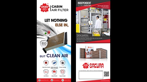 SAKURA Cabin Air Filter Bio-guard