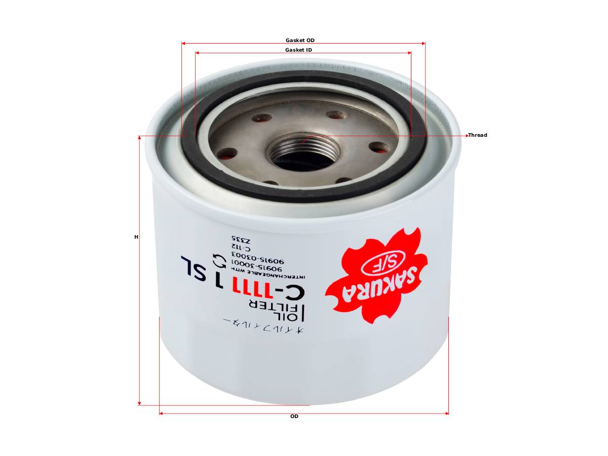 Sc11 Filter Sakura Filter C-1111 1 SL | Sakura Filter