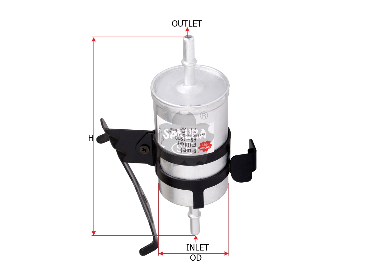 260.SAKURA Brand New Sakura FC-1001 Fuel Filter - Cross Ref: Z271 33128