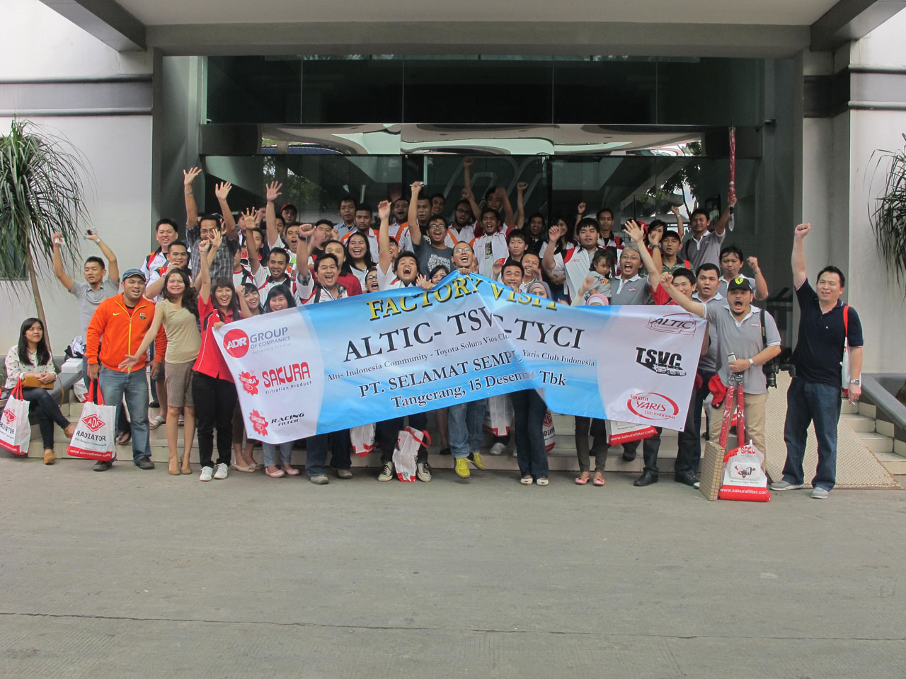 Altis Indonesia Community (ALTIC), Toyota Yaris Club Indonesia (TYCI), dan Toyota Soluna Vios Club (TVSC) (2012)