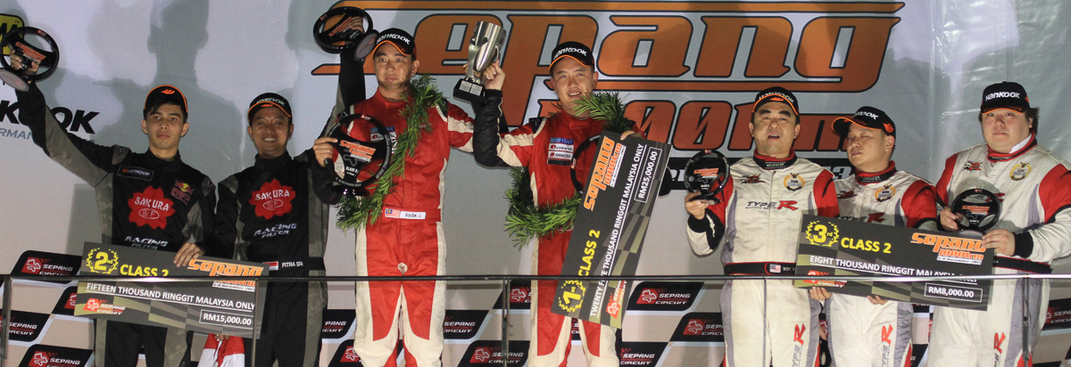 Sakura Racing Filter Team’s took 2nd and 4th place in the 2013 Sepang 1000KM Endurance Race!