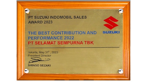 The Best Contribution and Performance 2022 from PT Suzuki Indomobil Sales