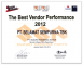 Suzuki - The Best Vendor Performance